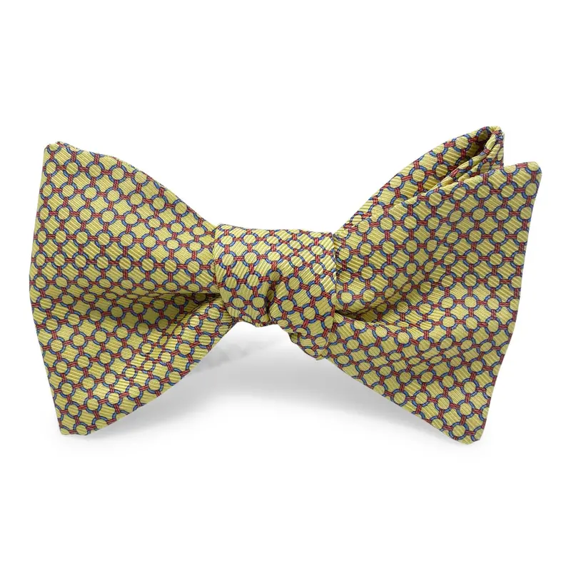 Yellow Connector-Design Hair Bow 1