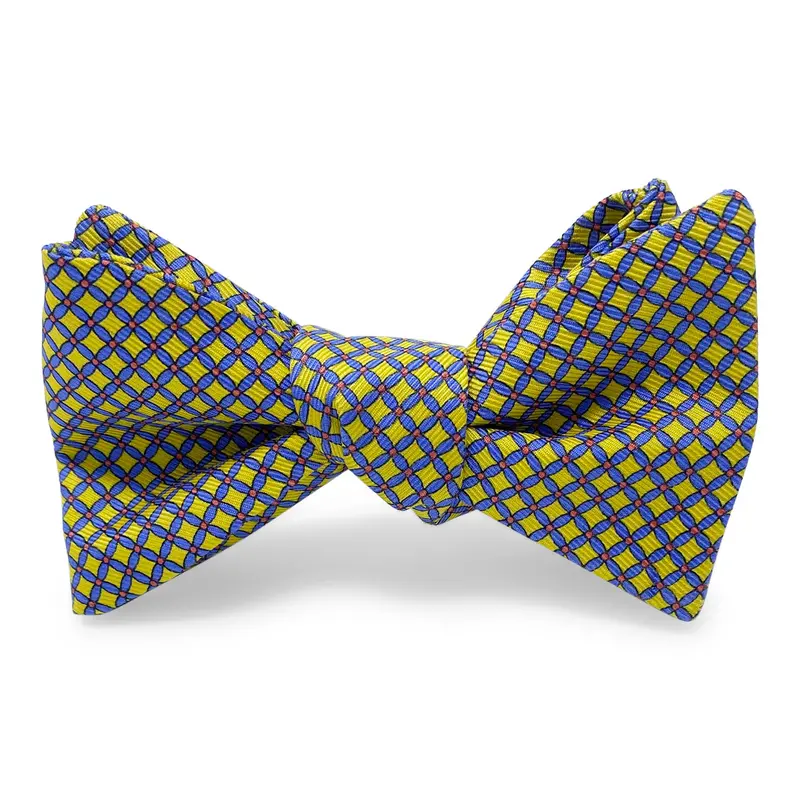 Yellow Cushions Bow Design 1