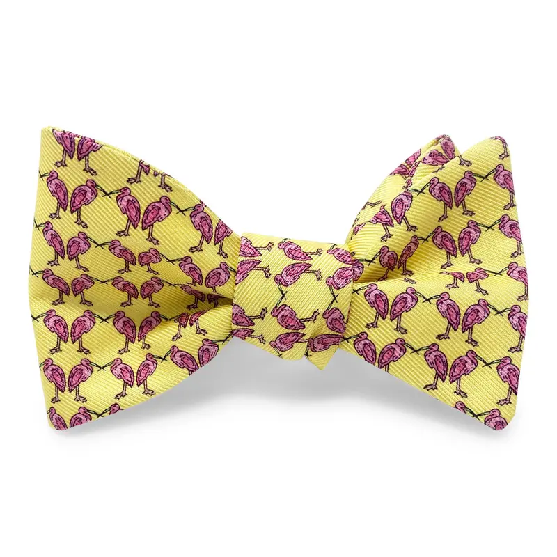 Yellow Flamingo Hair Bow For Girls 1