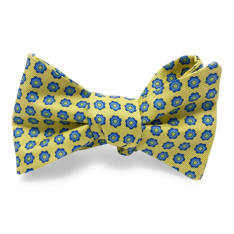 Yellow Flower Hair Bow For Little Girls 1