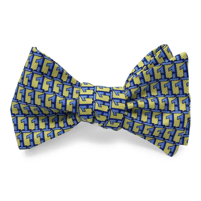 Yellow Golf-Inspired Hole-In-One Hair Bow 1