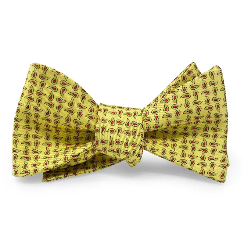Yellow Tiny Pines Ii Hair Bow 1