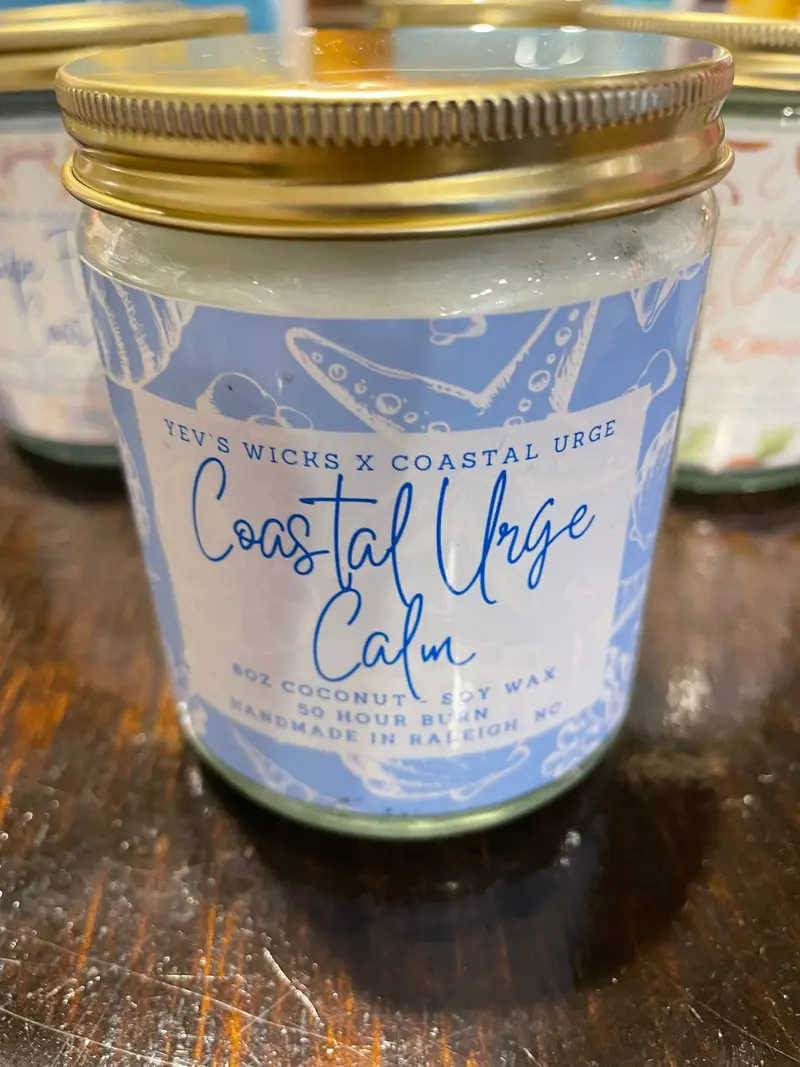 Yev'S Wicks 8 Oz Coconut Soy Candle – Themed Collection – Bhi 3