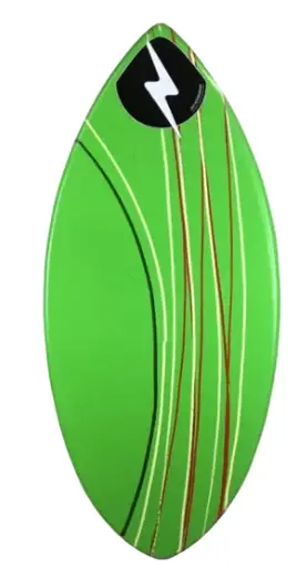 Zap Core Skimboard Wedge Small – 40" Green And White 1