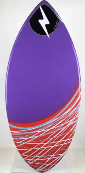 Zap Lazer Complete Skimboard – 40" Purple And Red 1
