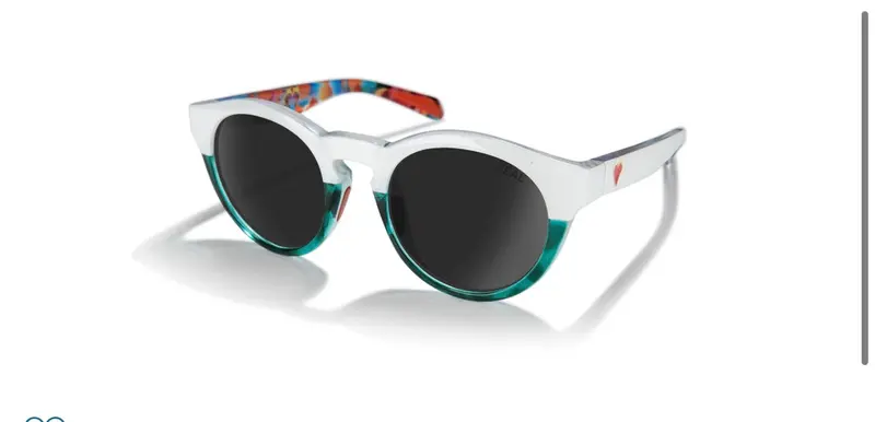 Zeal By Maui Jim Dark Grey Crowley Sunglasses – White Fade & River Tortoise Accents 1