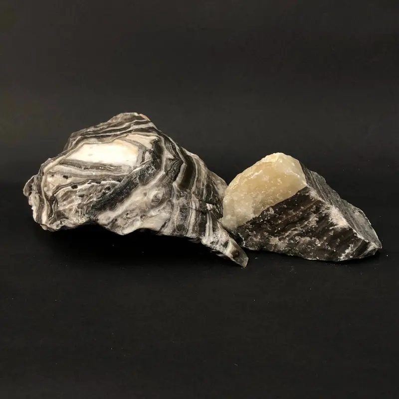 Zebra Calcite In Bulk – Distinctive Banded Stone At $12/Lb 1