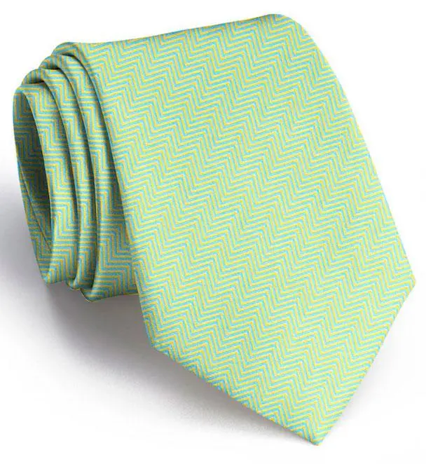 Ziggy Zag Boys' Tie In Yellow And Blue 1