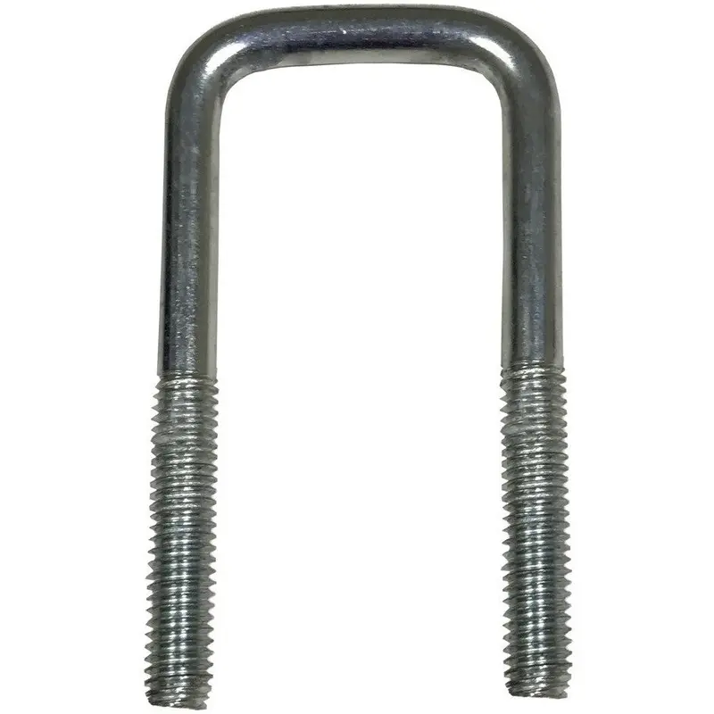 Zinc-Plated 3/8"-16 U-Bolt (1.56" X 3.63") For 1.5" Square Axles 1